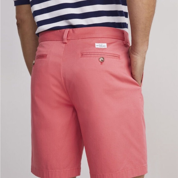 Vineyard Vines Pink Button-Up Shorts - Picture 6 of 6